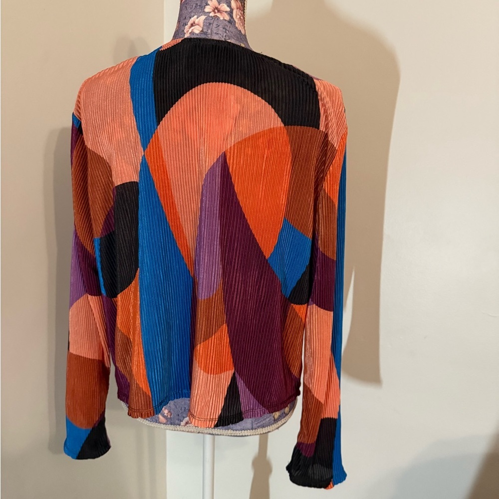 Colorful Geometric Cardigan - Picture 3 of 6